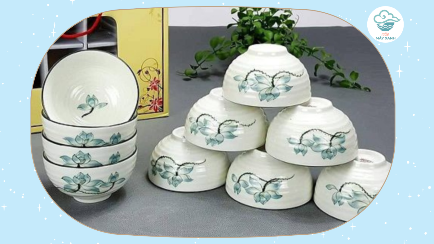 Bát sứ ăn cơm – lựa chọn tinh tế cho bữa cơm gia đình Việt